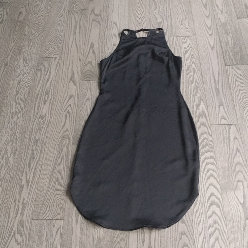 Beautiful black satin dress by GF collection 🍀